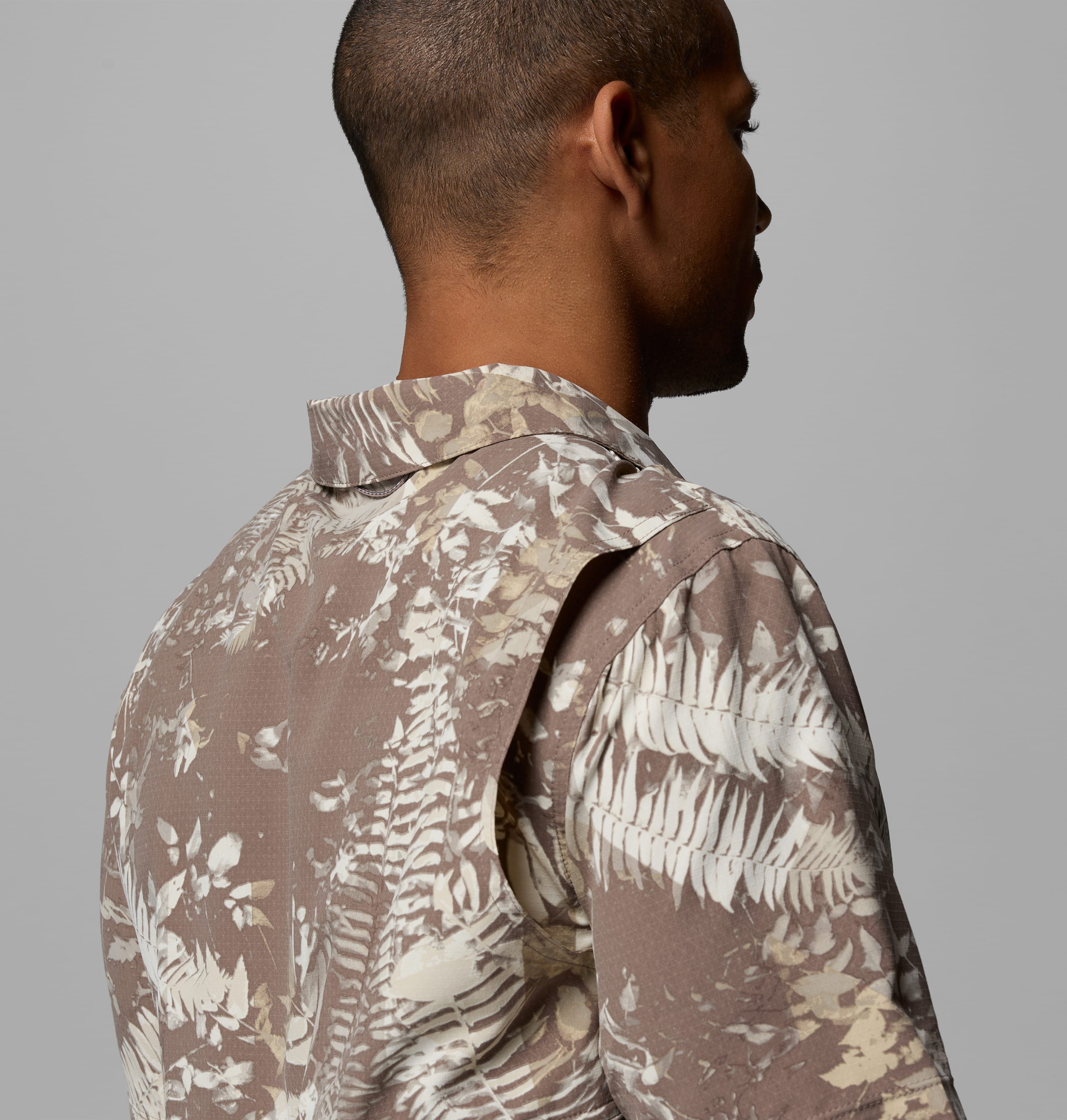 Tech Trail Utility Printed Woven S/S