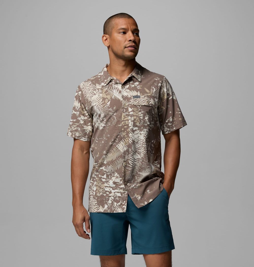 Tech Trail Utility Printed Woven S/S