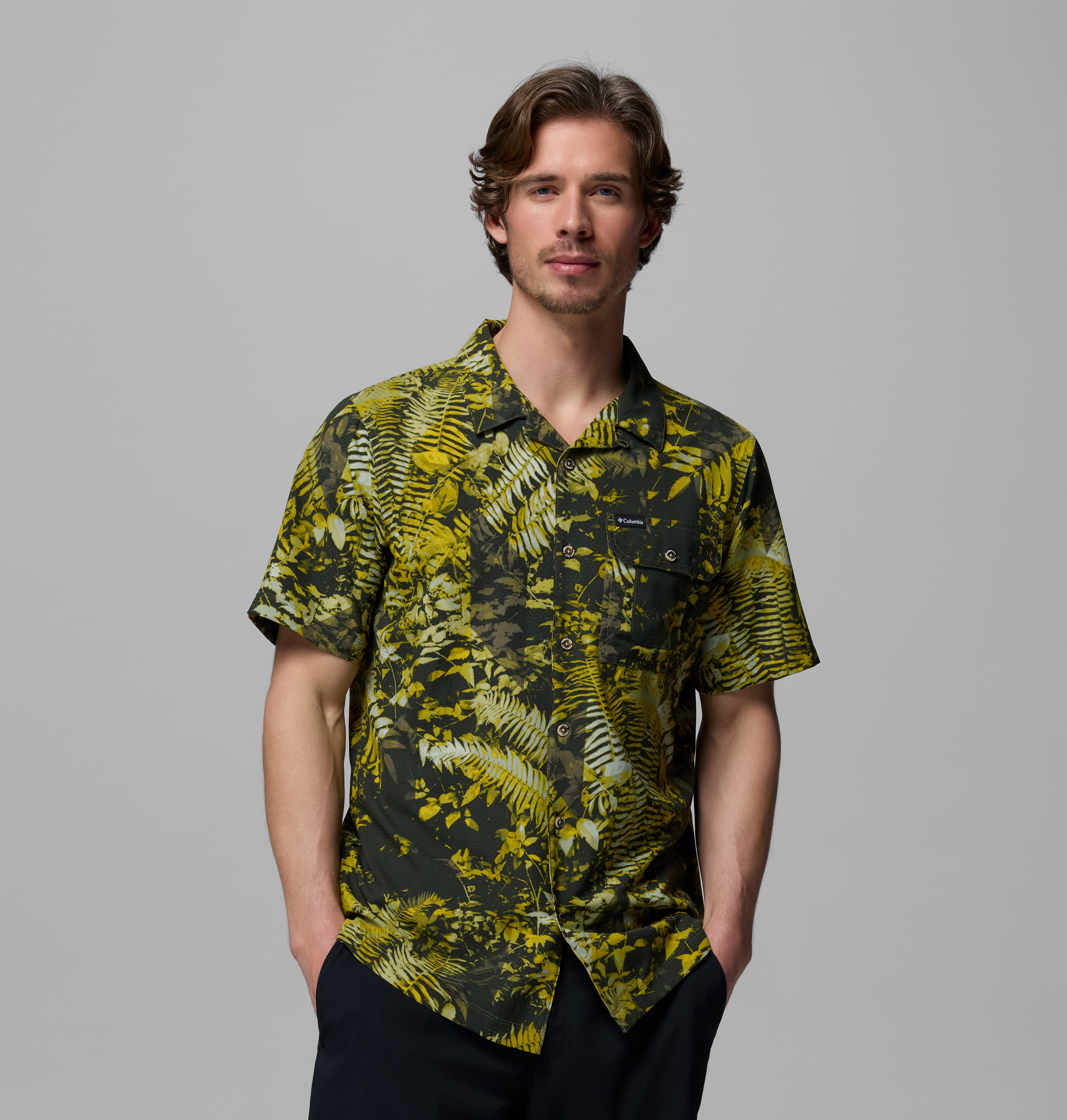 Tech Trail Utility Printed Woven S/S