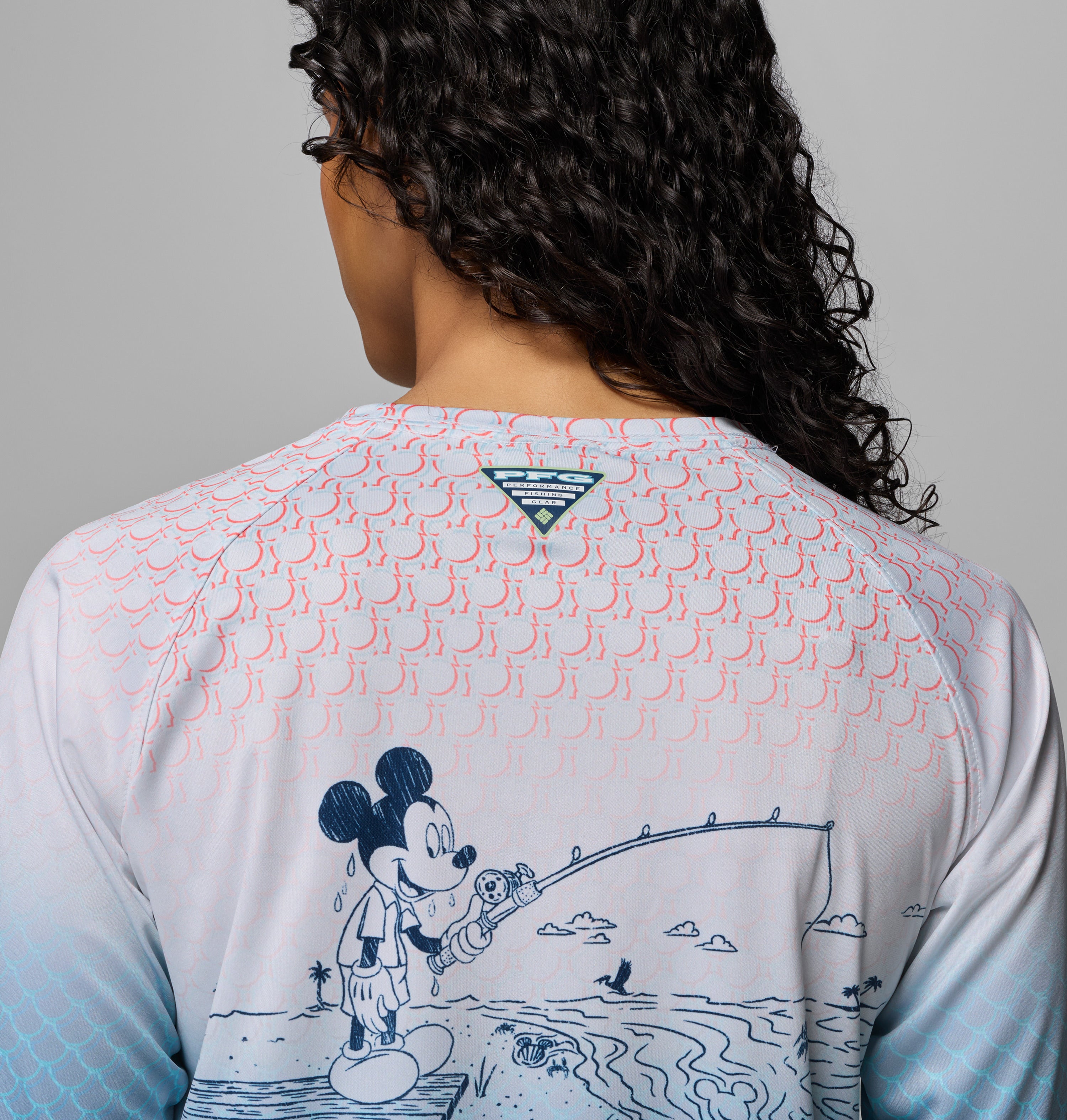 W PFG Disney Tidal Long Sleeve Shirt