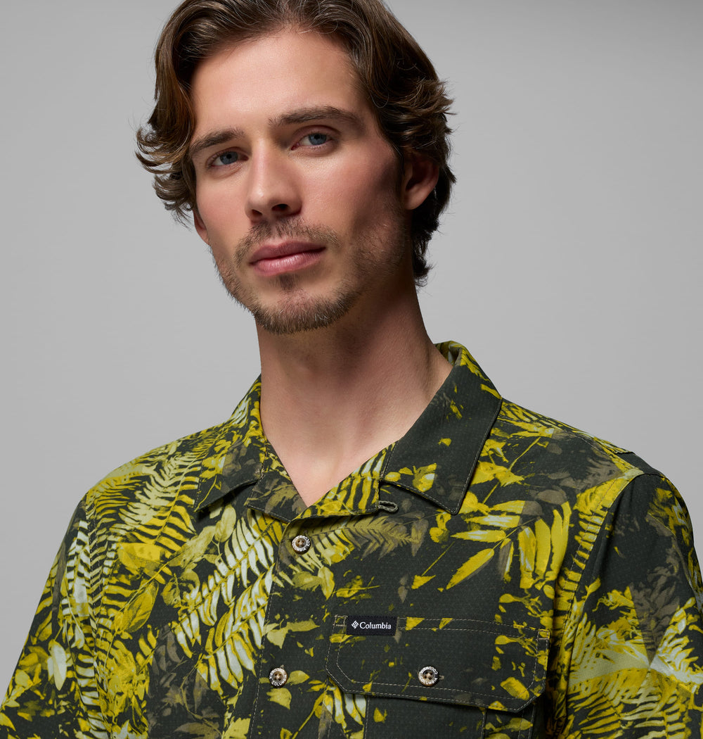 Tech Trail Utility Printed Woven S/S