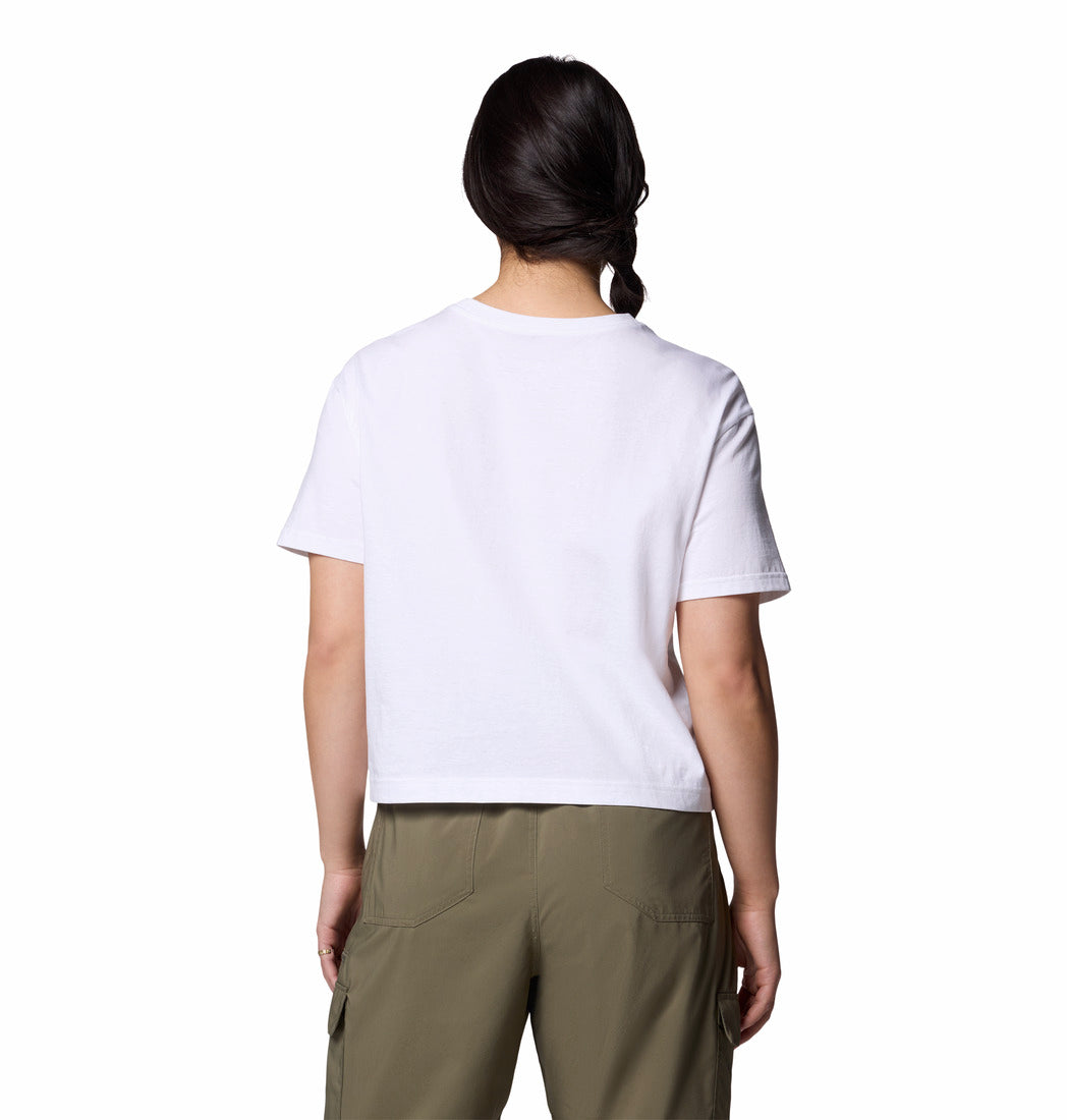 Graphic Relaxed Crop Short Sleeve Shirt