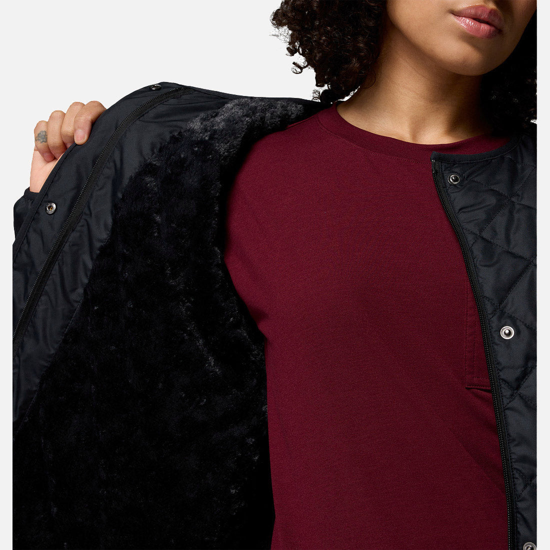 Copper Crest Collarless Jacket