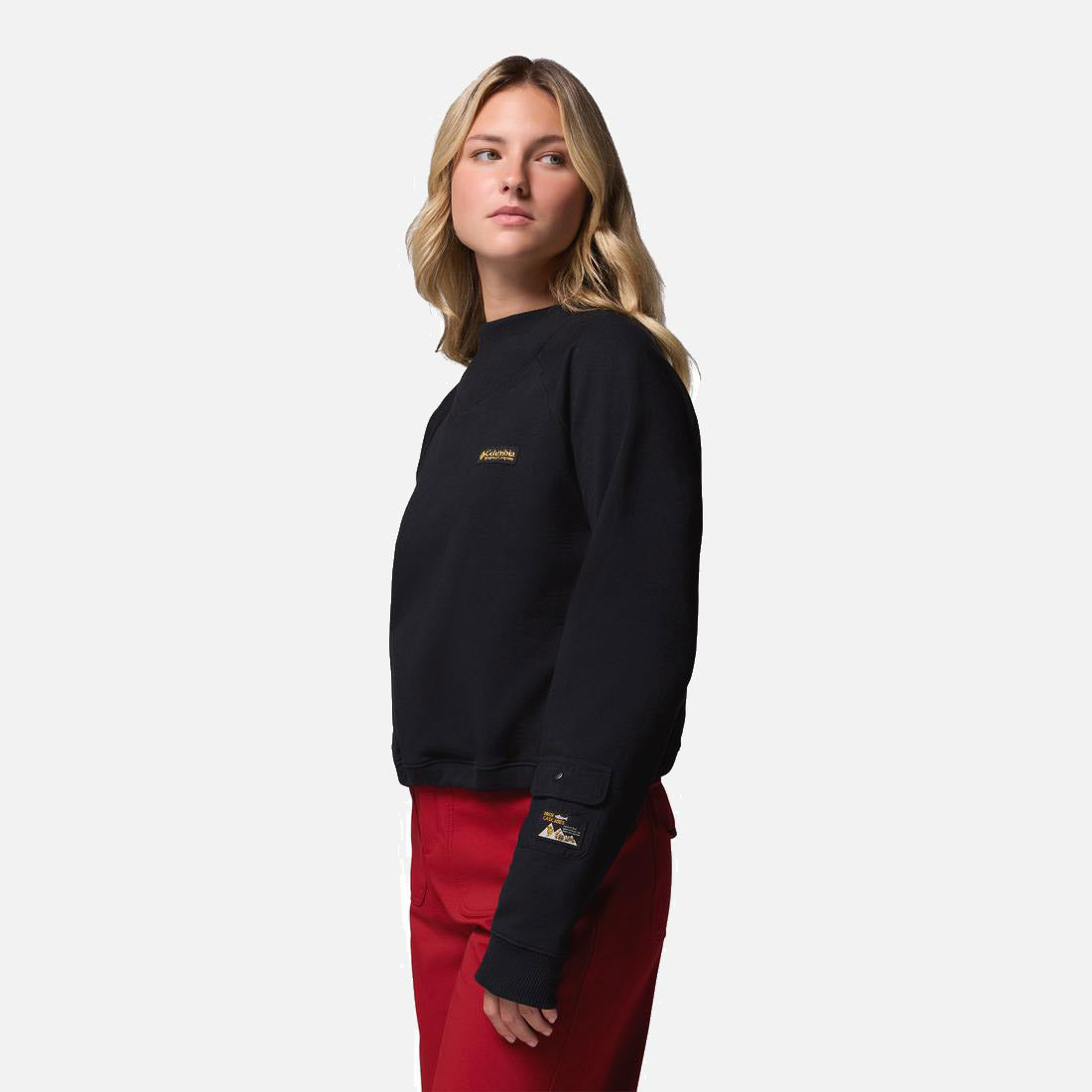 High Cascades Crop French Terry Long Sleeve Shirt