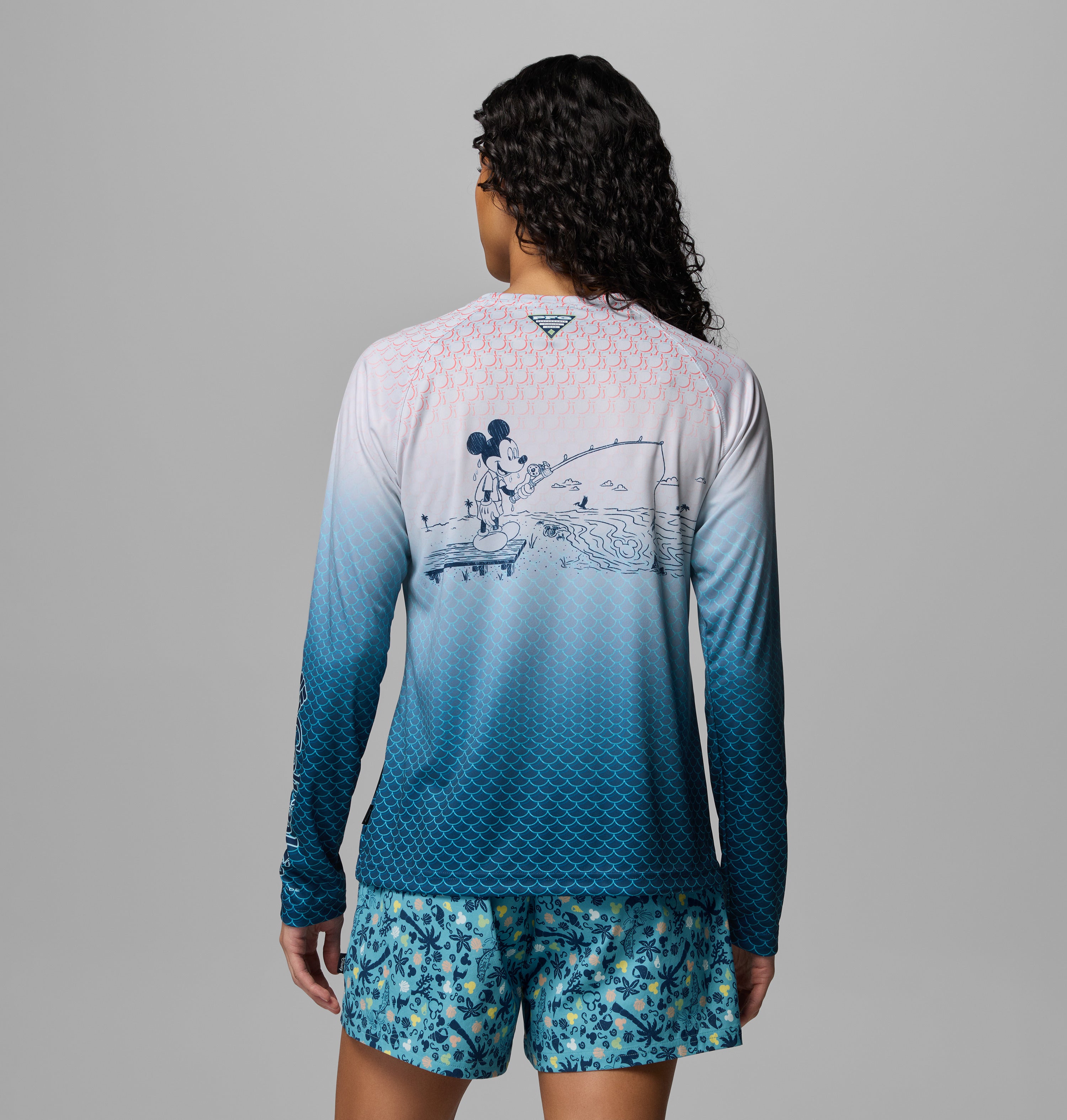 W PFG Disney Tidal Long Sleeve Shirt